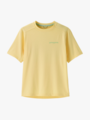 Patagonia Cap Silkweight T-Shirt Ridge Rise Moonlight / Buttercup Yellow