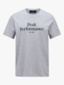 Peak Performance Original Tee Medium Grey Melange / Black