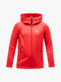 Peak Performance Junior Rider Zip Hood Brilliant Red