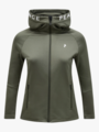 Peak Performance Rider Zip Hood Pine Needle