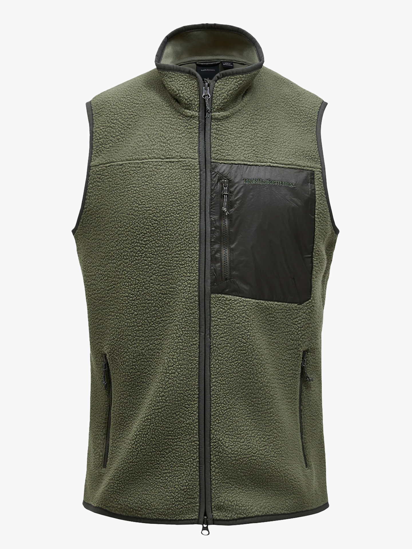 Peak Performance Pile Vest - Herre - Grønn - L