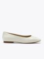 Roberto Rosso Trieste Ballerina Leather Creme