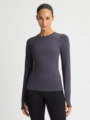 Röhnisch Jaquard Long Sleeve Dk Grey Plum