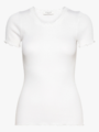 Rosemunde Beatha Short Sleeve Regular O-Neck Lace T-Shirt New White