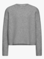 Rosemunde O-Neck Pullover Light Grey Melange