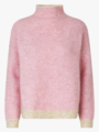 Second Female Capella Knit T-Neck Pink Cosmos