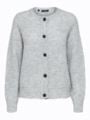 Selected Femme Lulu Long Sleeve Knit Short Cardigan Grå