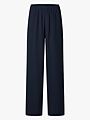 Selected Femme Tinni-Relaxed Mid Waist Wide Pant Dark Sapphire