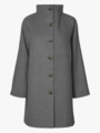 Selected Femme Vinni Wool Coat Medium Grey Melange