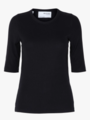 Selected Femme Dianna 2/4 O-Neck Top Black