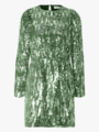 Selected Femme Ari-Colyn Long Sleeve Short Sequins Dress Loden Frost