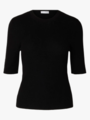 Selected Femme Ingrid 2/4 Knit O-Neck Black