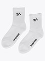 Twentyfour & Sportsokk Mid 2-pakk Hvit