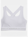 Under Armour Crossback Mid Bra White / Halo Gray