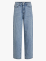 Vila Kelly Jaf High Waisted Straight Jeans Light Blue Denim