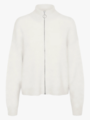 Vero Moda Palma Long Sleeve Highneck Zip Cardigan Snow White