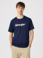 Wrangler Logo Tee Navy