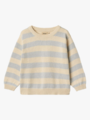 Wheat Knit Pullover Morgan Soft Blue Stripe