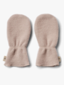 Wheat Wool Fleece Mittens Jay Dry Rose