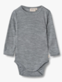 Wheat Wool Body Long Sleeve Lucca Melange Grey