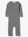 Wheat Wool Jumpsuit Long Sleeve Haven Navy Stripe