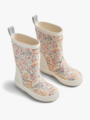 Wheat Rubber Boot Welly Bright Flowers