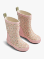 Wheat Rubber Boot Welly Ivory Flower Meadow