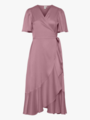 Y.A.S Thea 2/4 Midi Wrap Dress Lilas