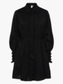 Y.A.S Somellie Long Sleeve Shirt Dress Black